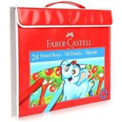 FABER PASTEL BOYA 24 RENK PLASTİK ÇANTALI [5281125