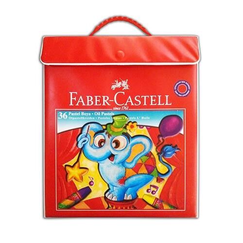 FABER PASTEL BOYA 36 RENK PLASTİK ÇANTALI