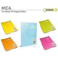 MİCA DİKİŞLİ DEFTER PP KPK A-4 60YP KARE  MICA TEL DKŞ.PP KP