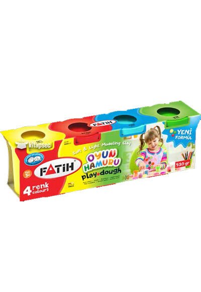 FATİH OYUN HAMURU 4 RENK (4*130=520GR)