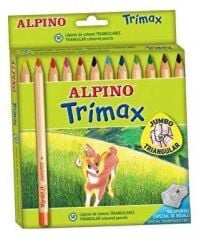 ALPİNO BOYA KALEMİ 12 RENK TRİMAX JUMBO AL-113