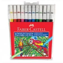 FABER CASTEL 12 Lİ  YIKANABİLİR KEÇELİ KALEM