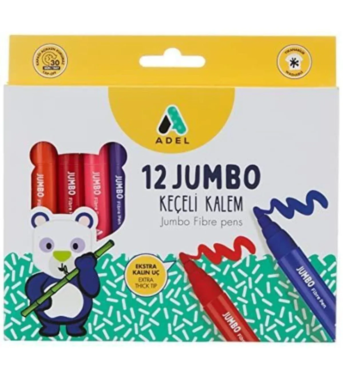 ADEL JUMBO KEÇELİ KALEM 12`Lİ