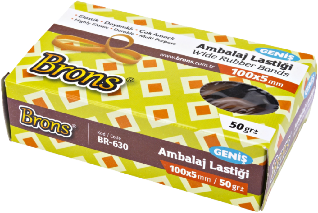 BRONS AMBALAJ LASTİĞİ 10X5 GENİŞ 50 GR.BR-630