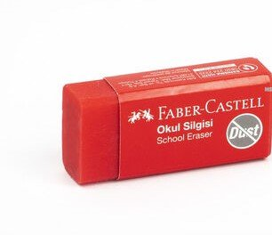 Faber-Castell  Kırmızı Okul Silgisi